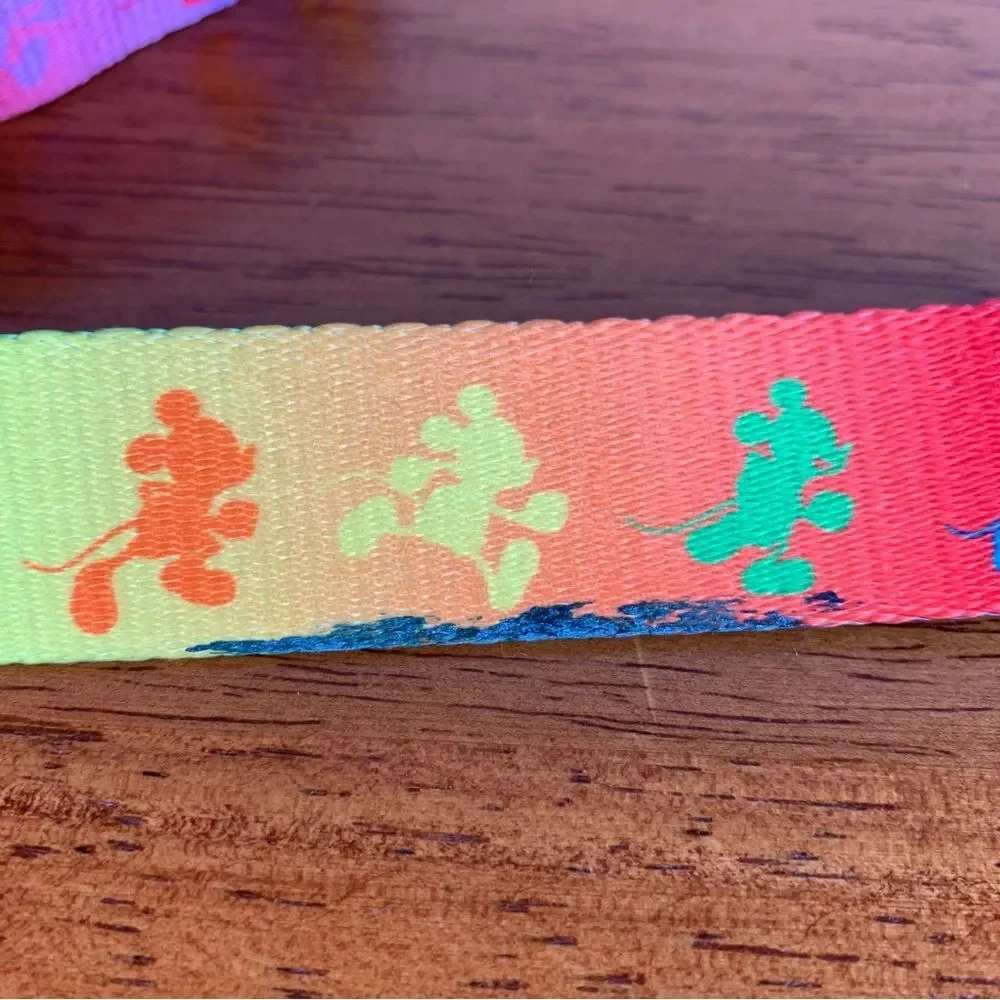 Disney pride tails collection rainbow Mickey Mouse dog leash size medium / large